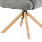 Mika-Jule 2er-Set- Drehsessel mit Federkern und Rückstellfunktion