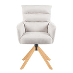 Mika-Jule 2er-Set- Drehsessel mit Federkern und Rückstellfunktion