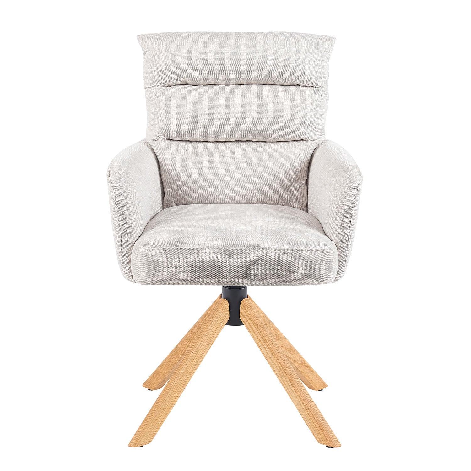 Mika-Jule 2er-Set- Drehsessel mit Federkern und Rückstellfunktion