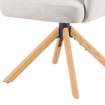 Mika-Jule 2er-Set- Drehsessel mit Federkern und Rückstellfunktion