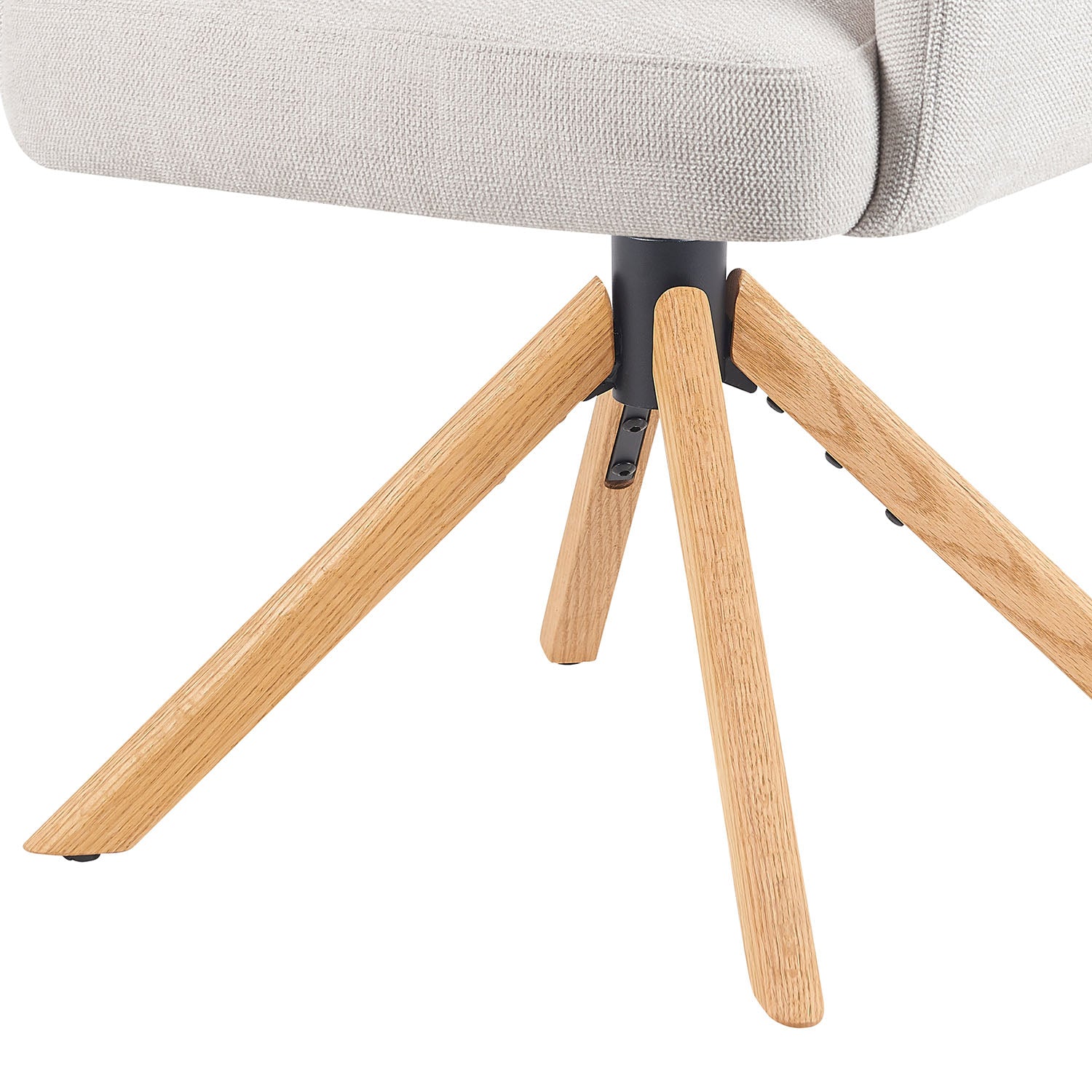 Mika-Jule 2er-Set- Drehsessel mit Federkern und Rückstellfunktion