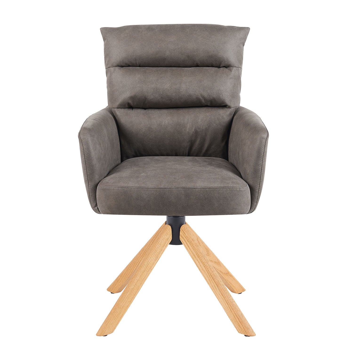 Mika-Jule 2er-Set- Drehsessel mit Federkern und Rückstellfunktion