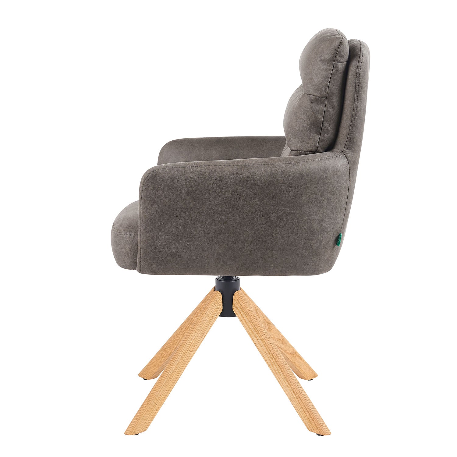 Mika-Jule 2er-Set- Drehsessel mit Federkern und Rückstellfunktion