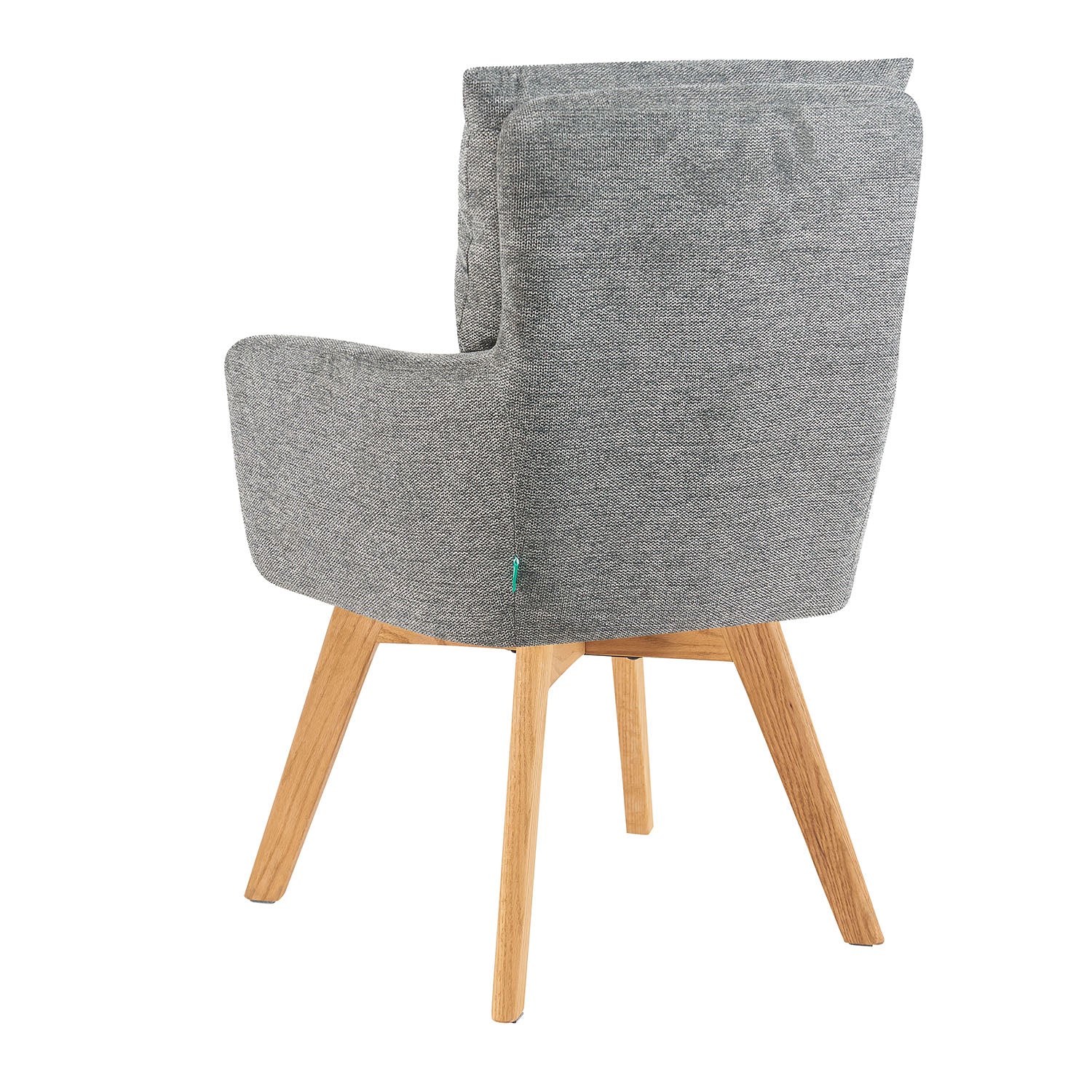 Mika-Juna 2er-Set- Drehsessel mit Federkernpolsterung und Massivholzgestell