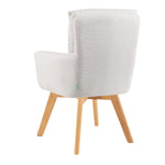 Mika-Juna 2er-Set- Drehsessel mit Federkernpolsterung und Massivholzgestell