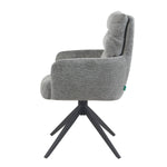 Mika-Alva 2er-Set-Polstersessel mit Federkernpolsterung und Metallgestell