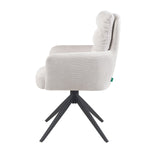 Mika-Alva 2er-Set-Polstersessel mit Federkernpolsterung und Metallgestell