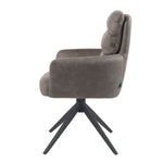 Mika-Alva 2er-Set-Polstersessel mit Federkernpolsterung und Metallgestell