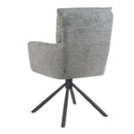 Mika-Jana 2er-Set - Drehstuhl mit Federkernpolsterung und Metallgestell