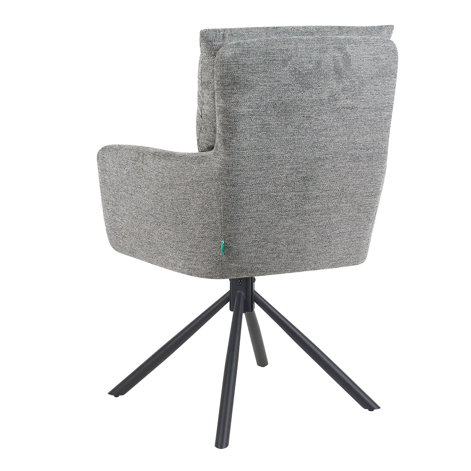 Mika-Jana 2er-Set - Drehstuhl mit Federkernpolsterung und Metallgestell