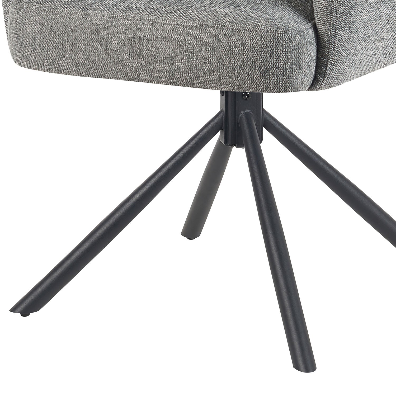 Mika-Jana 2er-Set - Drehstuhl mit Federkernpolsterung und Metallgestell