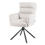 Mika-Jana 2er-Set - Drehstuhl mit Federkernpolsterung und Metallgestell