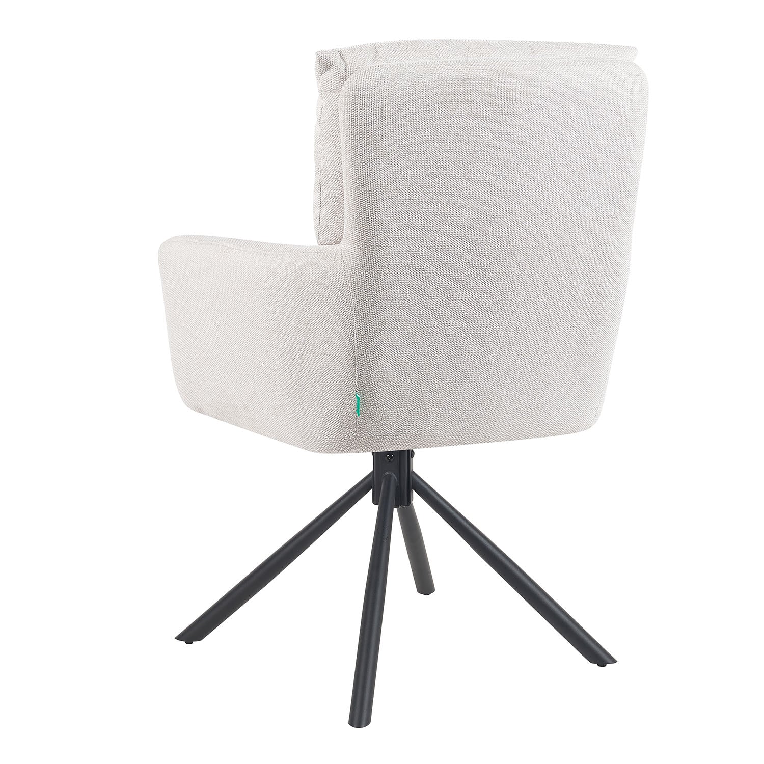 Mika-Jana 2er-Set - Drehstuhl mit Federkernpolsterung und Metallgestell