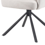 Mika-Jana 2er-Set - Drehstuhl mit Federkernpolsterung und Metallgestell