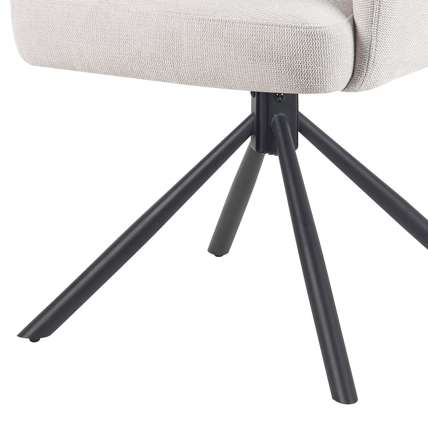 Mika-Jana 2er-Set - Drehstuhl mit Federkernpolsterung und Metallgestell