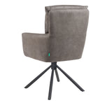 Mika-Jana 2er-Set - Drehstuhl mit Federkernpolsterung und Metallgestell