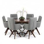 Esszimmerstuhl Mika-Juna 2er-Set - 360° drehbar, Eiche geölt Natur