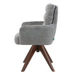 Esszimmerstuhl Mika-Juna 2er-Set - 360° drehbar, Eiche geölt Natur