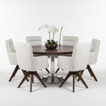 Esszimmerstuhl Mika-Juna 2er-Set - 360° drehbar, Eiche geölt Natur