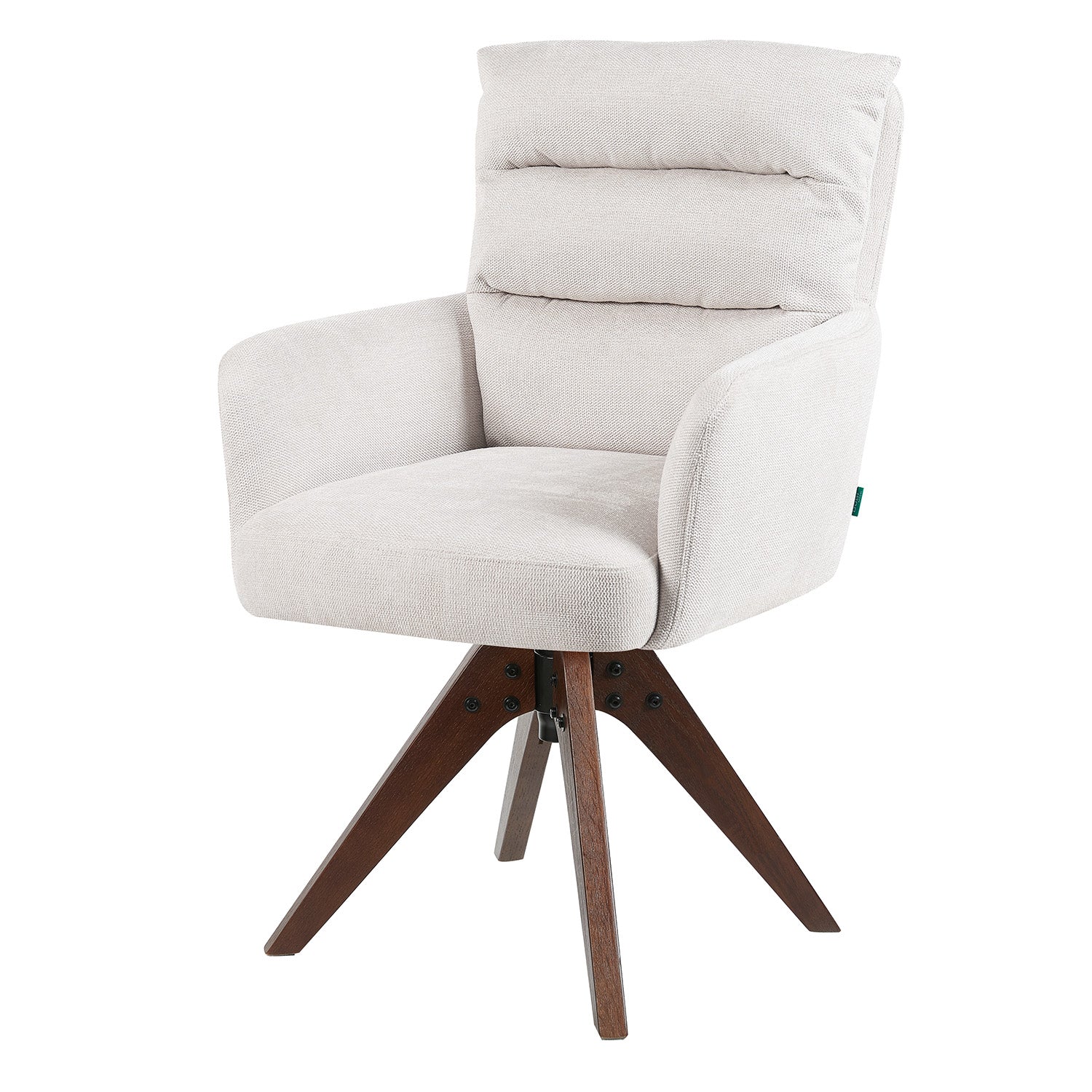 Esszimmerstuhl Mika-Juna 2er-Set - 360° drehbar, Eiche geölt Natur