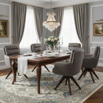 Esszimmerstuhl Mika-Juna 2er-Set - 360° drehbar, Eiche geölt Natur