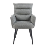 Mika-Alva 2er-Set-Polstersessel mit Federkernpolsterung und Metallgestell