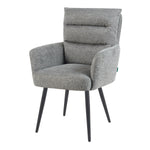 Mika-Alva 2er-Set-Polstersessel mit Federkernpolsterung und Metallgestell