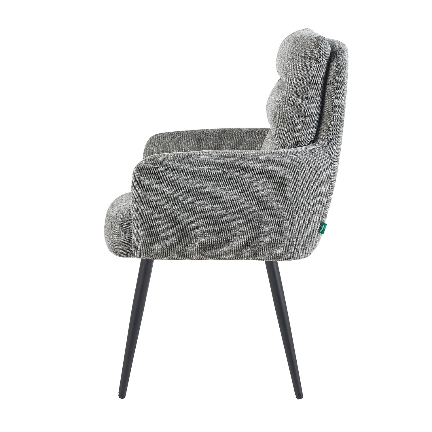 Mika-Alva 2er-Set-Polstersessel mit Federkernpolsterung und Metallgestell