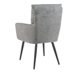 Mika-Alva 2er-Set-Polstersessel mit Federkernpolsterung und Metallgestell