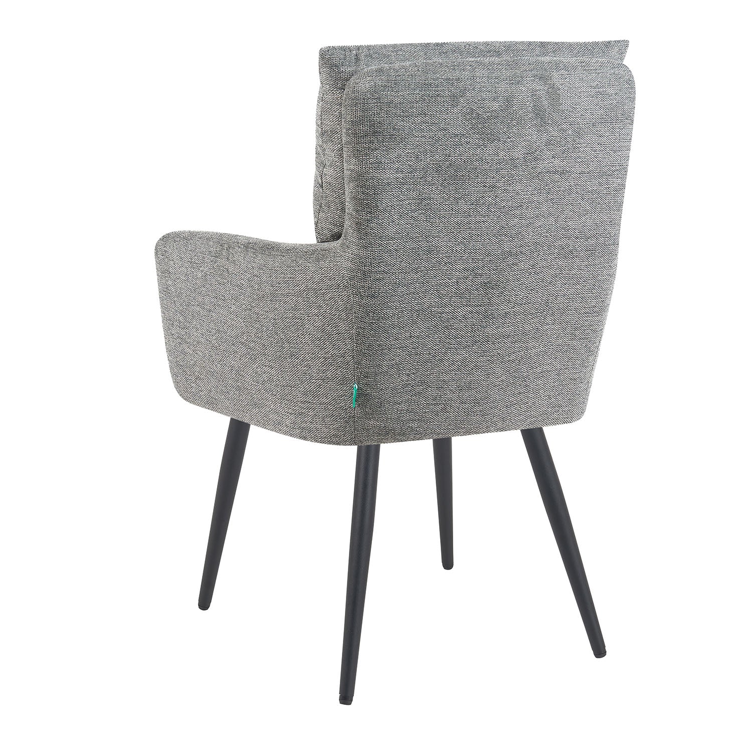 Mika-Alva 2er-Set-Polstersessel mit Federkernpolsterung und Metallgestell