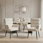 Mika-Alva 2er-Set-Polstersessel mit Federkernpolsterung und Metallgestell