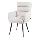 Mika-Alva 2er-Set-Polstersessel mit Federkernpolsterung und Metallgestell