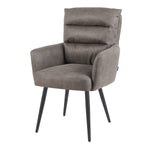 Mika-Alva 2er-Set-Polstersessel mit Federkernpolsterung und Metallgestell