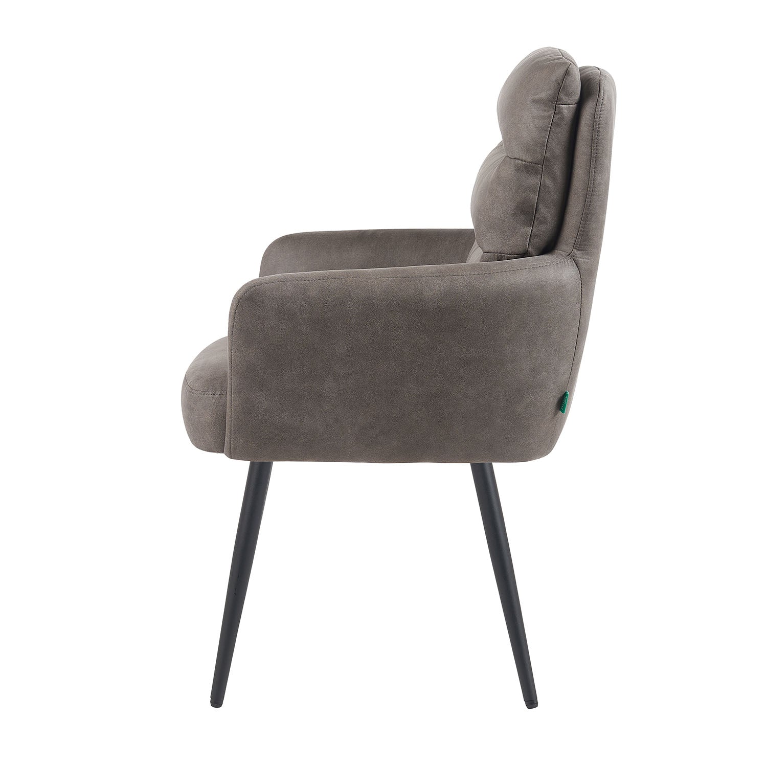 Mika-Alva 2er-Set-Polstersessel mit Federkernpolsterung und Metallgestell