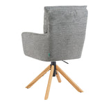 Mika-Jule 2er-Set- Drehsessel mit Federkern und Rückstellfunktion