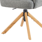 Mika-Jule 2er-Set- Drehsessel mit Federkern und Rückstellfunktion