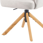 Mika-Jule 2er-Set- Drehsessel mit Federkern und Rückstellfunktion