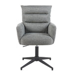 Mika-Jana 2er-Set - Drehstuhl mit Federkernpolsterung und Metallgestell