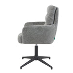 Mika-Jana 2er-Set - Drehstuhl mit Federkernpolsterung und Metallgestell