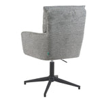 Mika-Jana 2er-Set - Drehstuhl mit Federkernpolsterung und Metallgestell