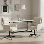 Mika-Jana 2er-Set - Drehstuhl mit Federkernpolsterung und Metallgestell