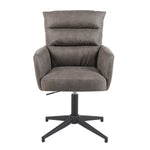 Mika-Jana 2er-Set - Drehstuhl mit Federkernpolsterung und Metallgestell