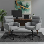 Mika-Riko 2er-Set - Bürosessel mit Federkernpolsterung