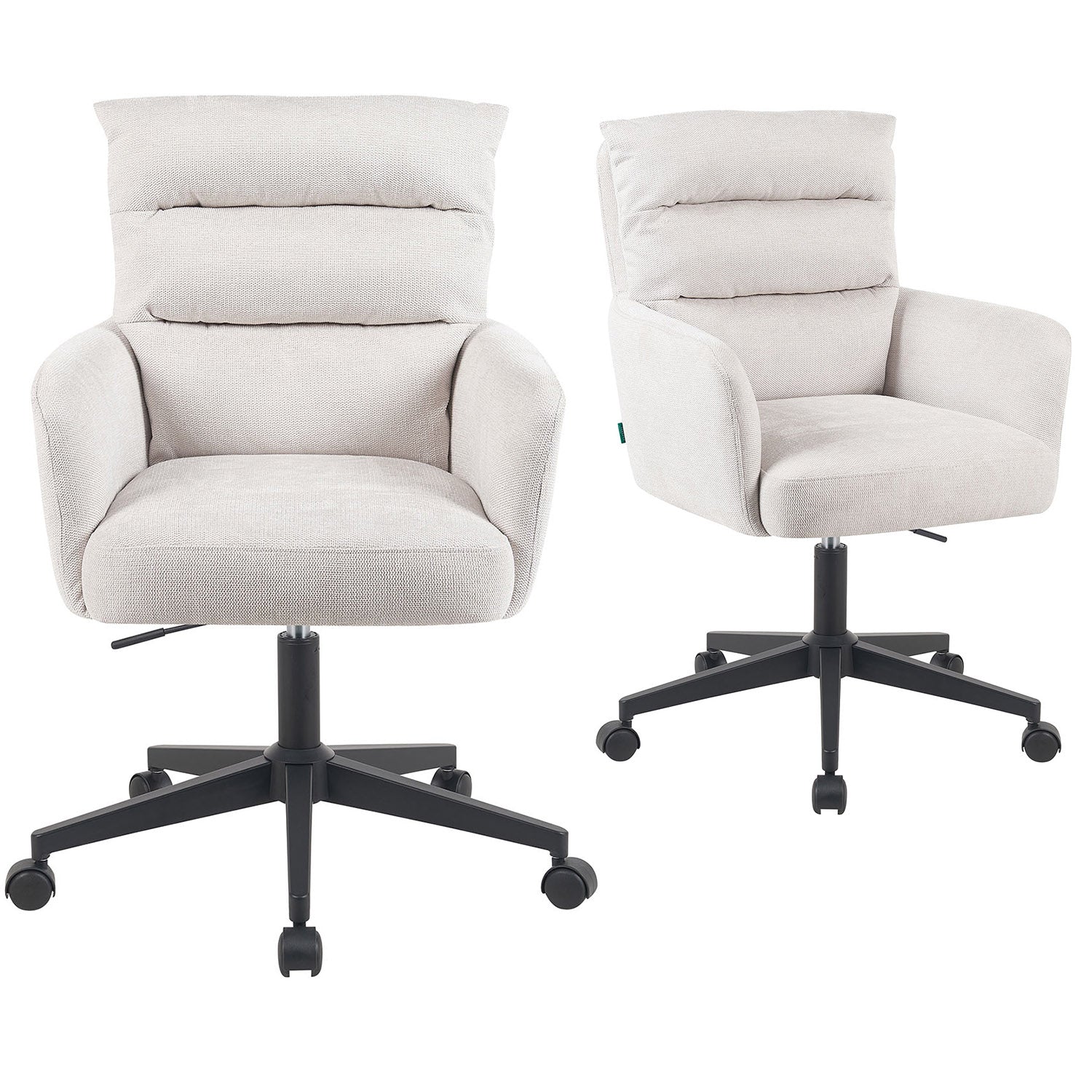 Mika-Riko 2er-Set - Bürosessel mit Federkernpolsterung