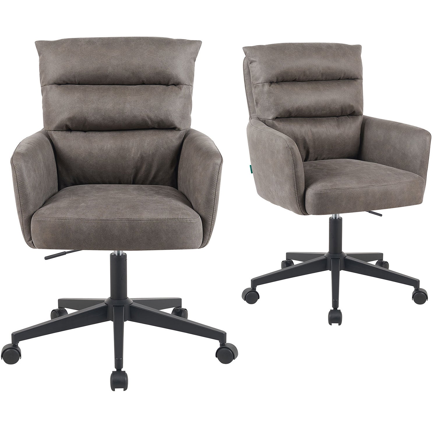 Mika-Riko 2er-Set - Bürosessel mit Federkernpolsterung