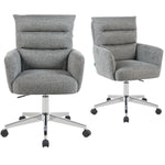 Mika-Riko 2er-Set - Bürosessel mit Federkernpolsterung