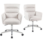 Mika-Riko 2er-Set - Bürosessel mit Federkernpolsterung