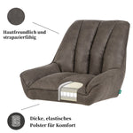 Esszimmerstuhl Mika-Lio 2er-Set - 360° drehbar - Eiche Natur mit Federkern