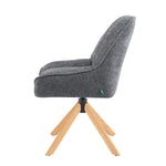 Mika-Leon 2er-Set - Polsterstuhl mit Massivholzgestell und Rückstellautomatik