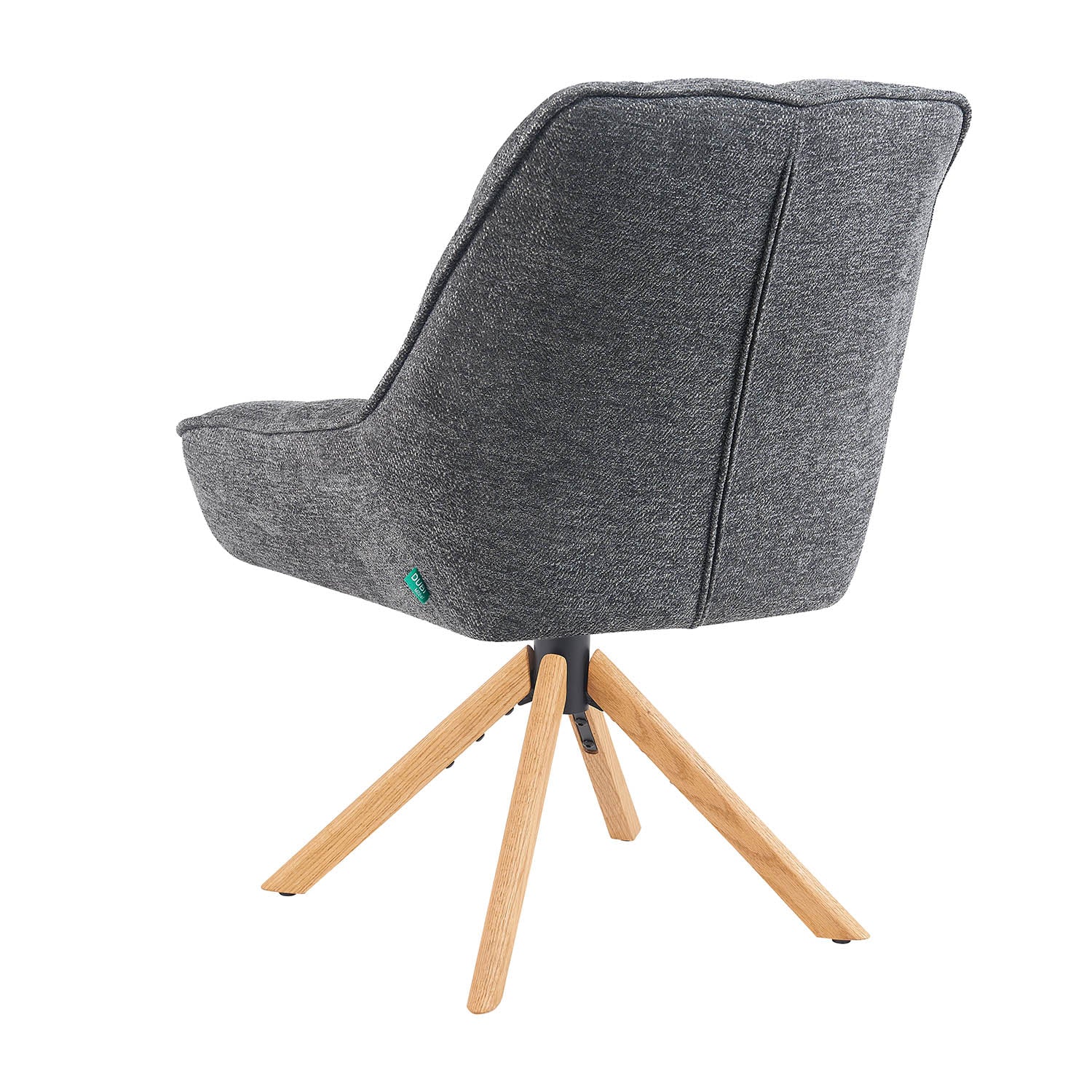 Mika-Leon 2er-Set - Polsterstuhl mit Massivholzgestell und Rückstellautomatik